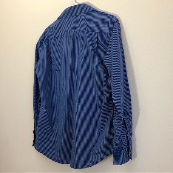 Apt. 9 Striped Button Down Shirt (A) - Picture 4 of 7